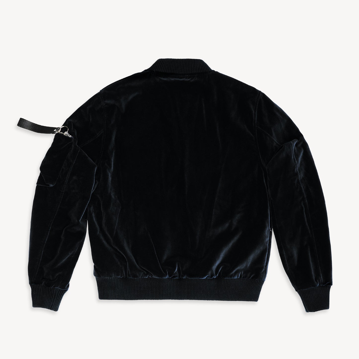 VELVET BOMBER BLK