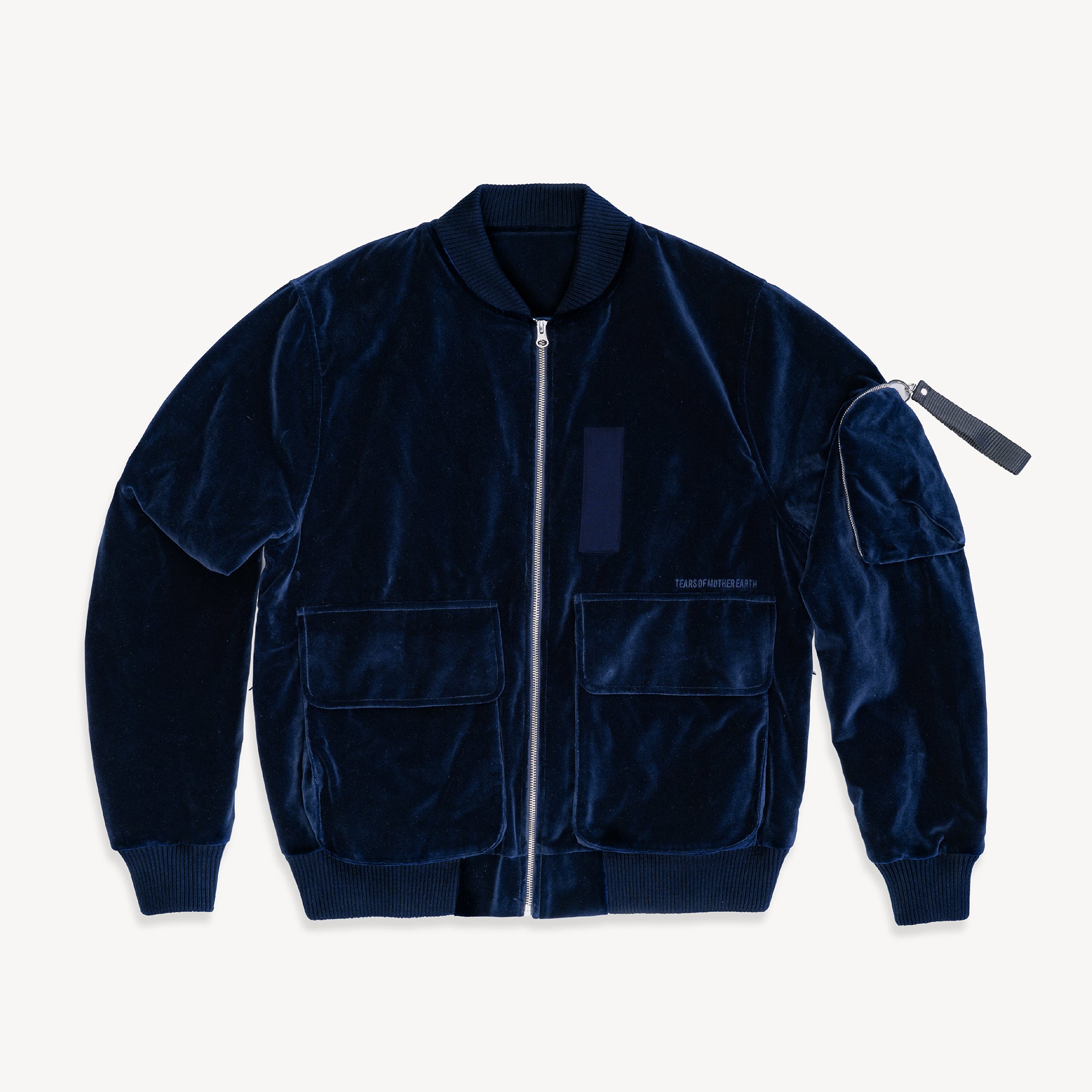 VELVET BOMBER SAPHIR BLUE