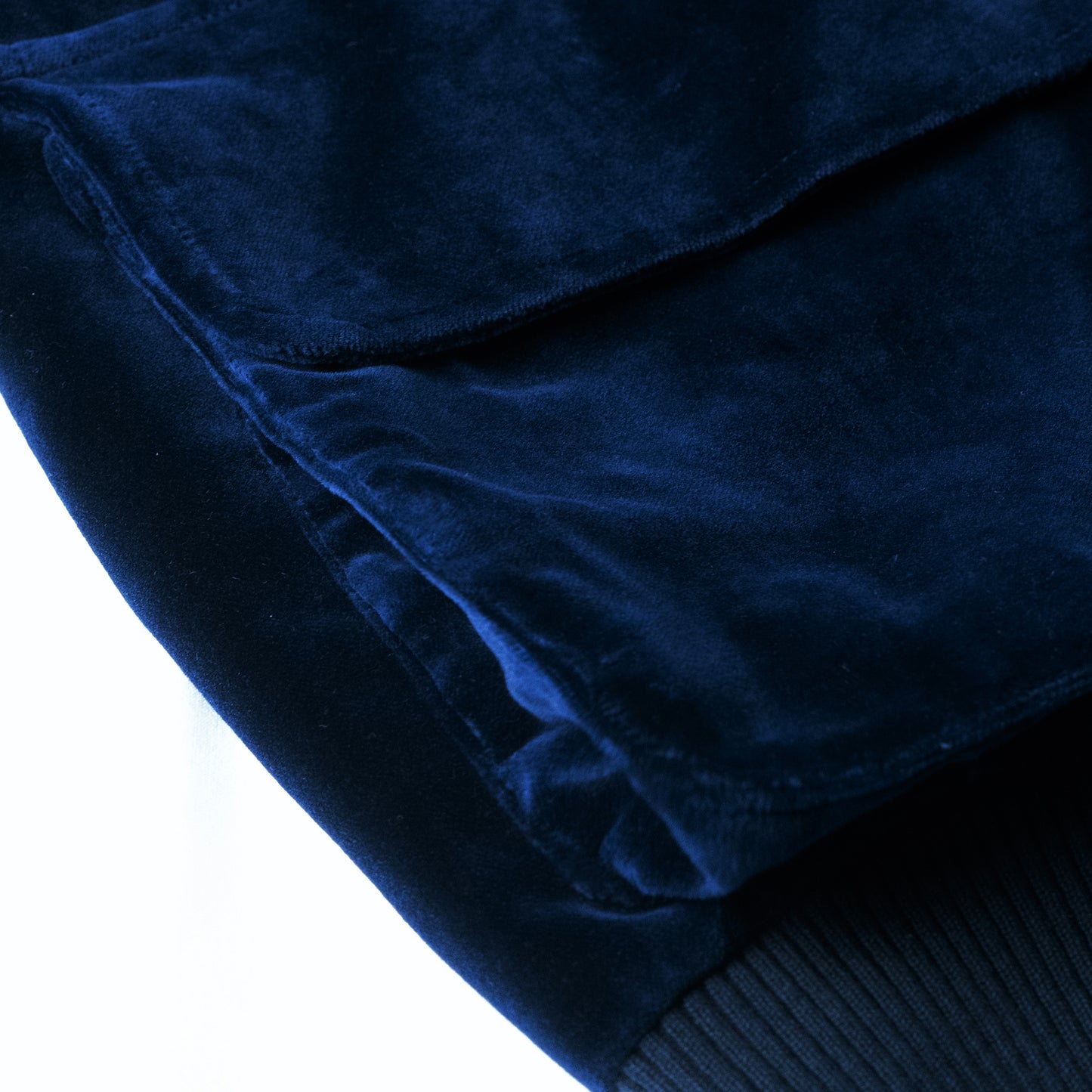 VELVET BOMBER SAPHIR BLUE